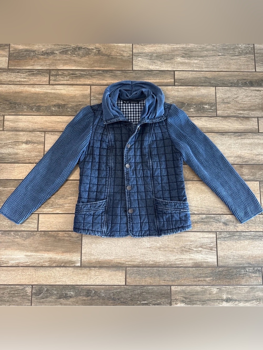 Blue Willli's Vintage Quilted Denim Jean Jacket